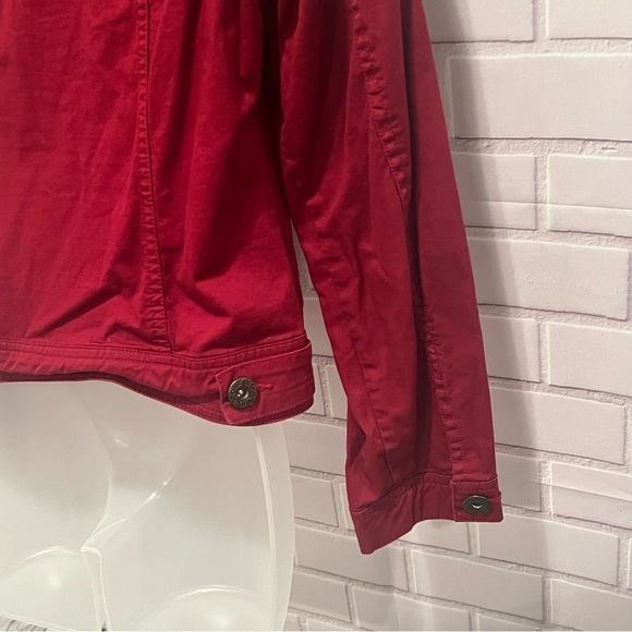 DRESS BARN women red blazer /size S - Picture 5 of 8